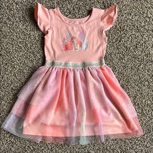 Disney Jumping Beans Ariel Tutu Dress Ruffle Sleeve Girls Size 5